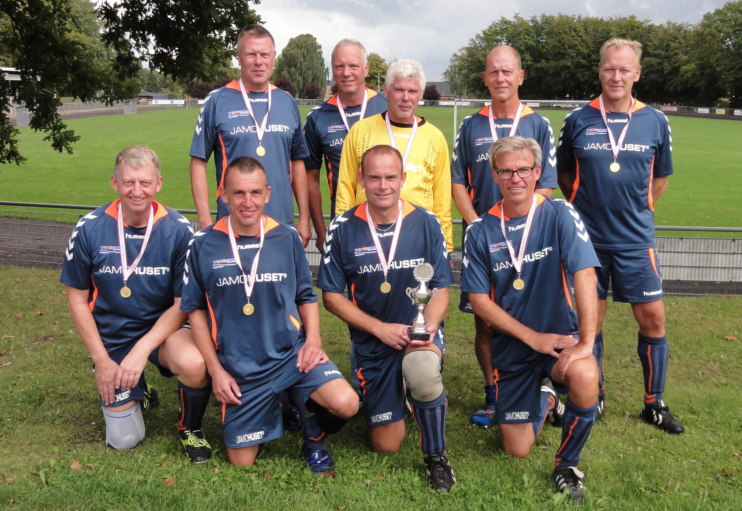 Vinder af Super Veteraner +50 7 mands Sallingsund FC Glyngøre